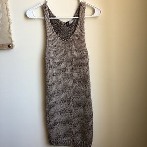 H&M Crocheted Gold & Black dress